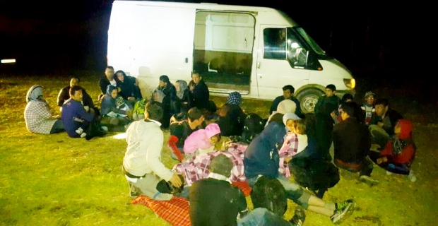 118 düzensiz göçmen yakalandı
