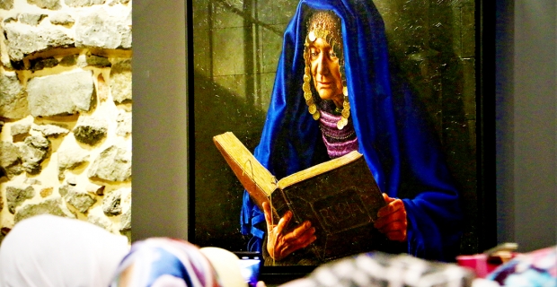 Behram Paşa Hamamı, resim sergisine ev sahipliği yaptı (VİDEO)