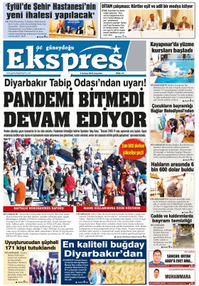 Diyarbakır Güneydoğu Ekspres Haber - 07.07.2022 Manşeti