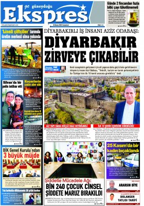 Diyarbakır Güneydoğu Ekspres Haber - 01.12.2022 Manşeti