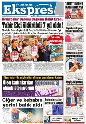 Diyarbakır Güneydoğu Ekspres Haber - 02.12.2022 Manşeti